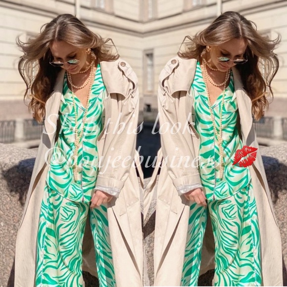 ZARA BNWT Pajama Style Lounge Wear 2pc Coord Set - Picture 13 of 14